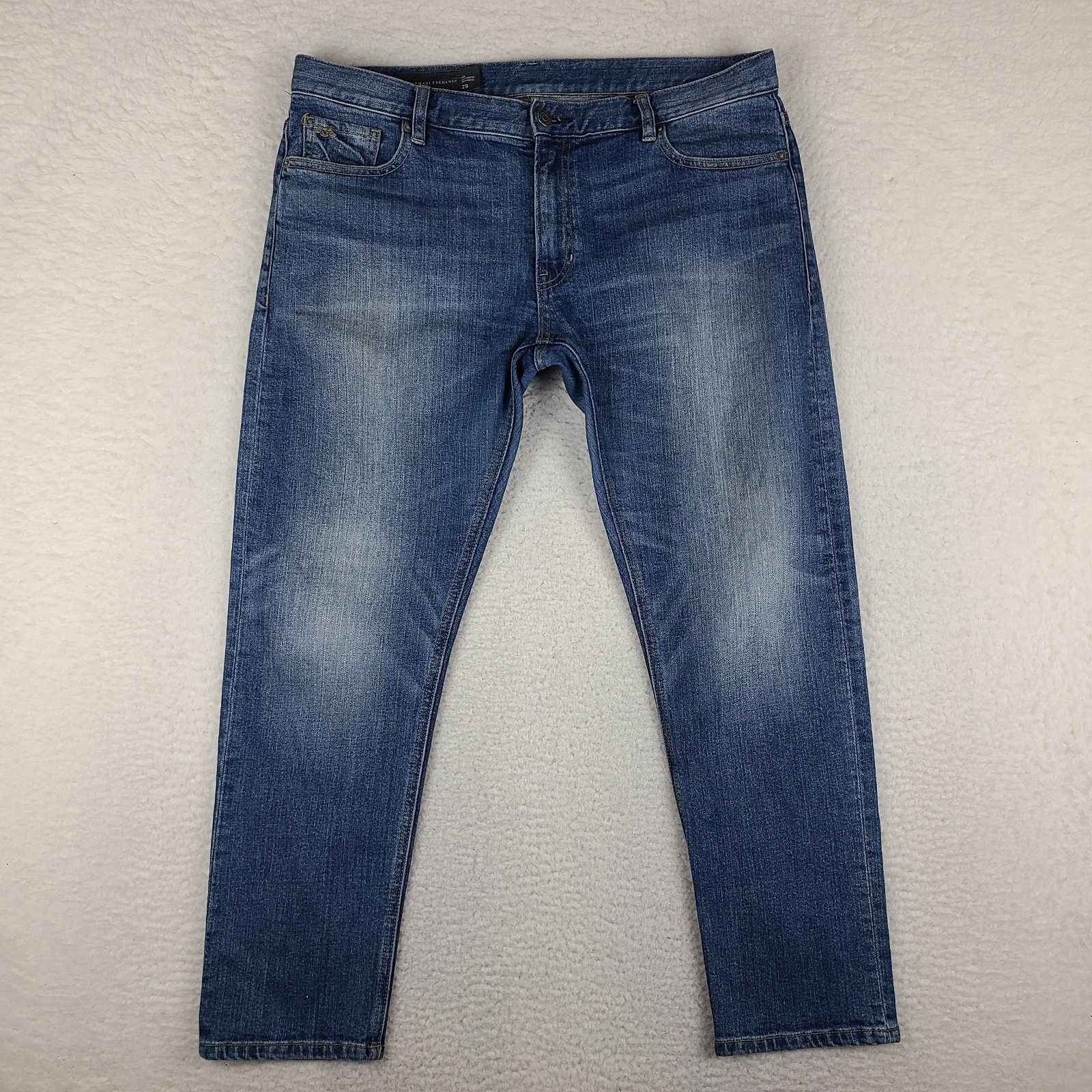 Ax Armani Exchange Jeans Womens 29 Blue Boyfriend Medium Wash Denim *